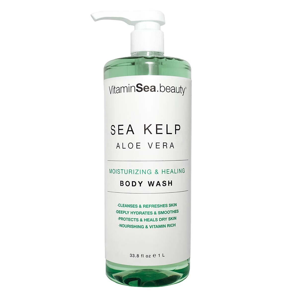Vitamin Sea Jabón Corporal Líquido con Aloe Vera y Algas Marinas de 1 l