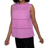 Mario Serrani Italy Blusa para Dama Morado Mediana