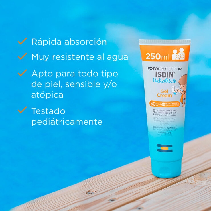 Isdin FotoprotectorFPS50 + Gel Crema Pediátrico 250 ml