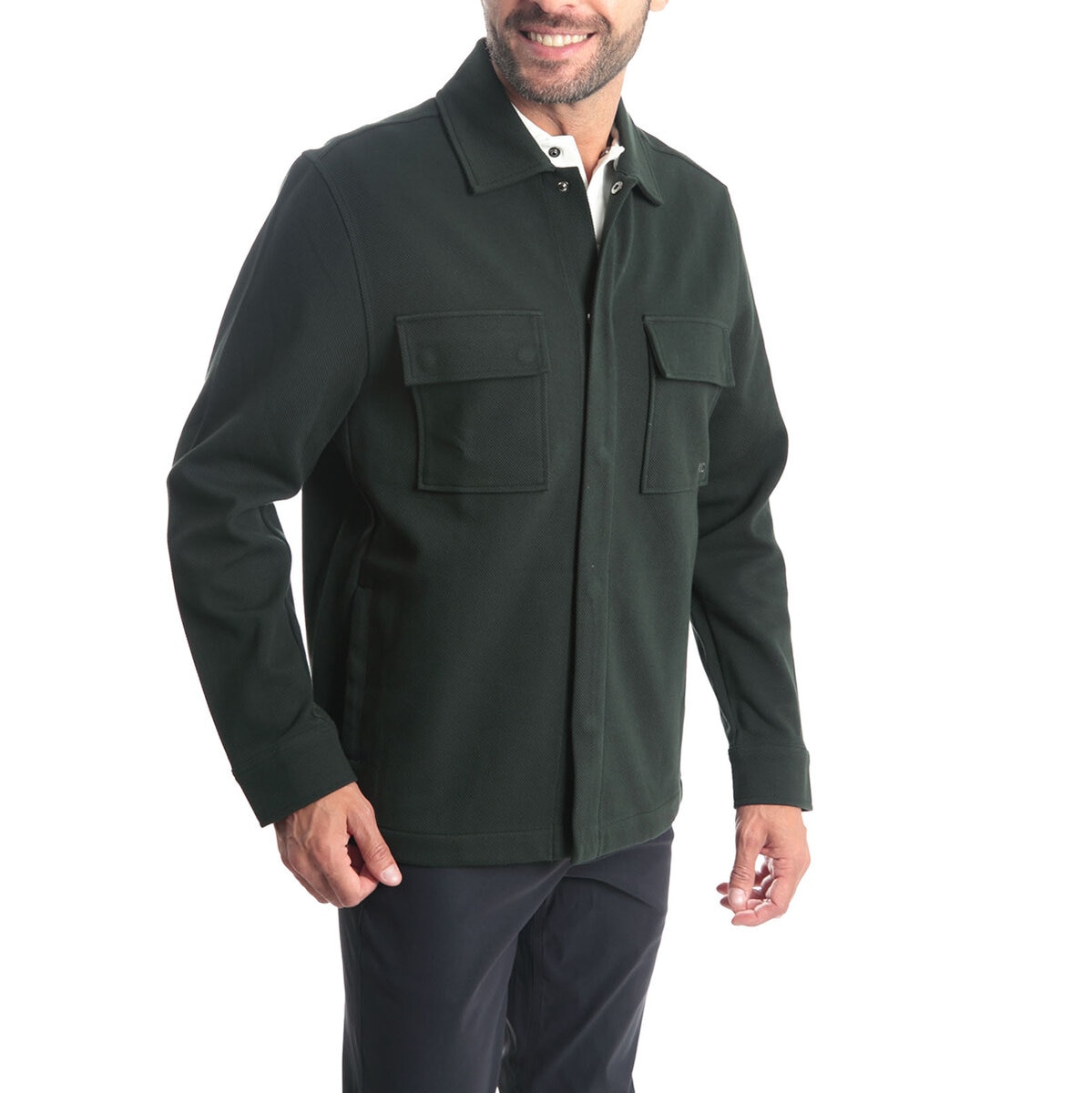 Kenneth Cole Sobrecamisa para Caballero Verde Grande Kenneth Cole Sobrecamisa para Caballero Verde Grande