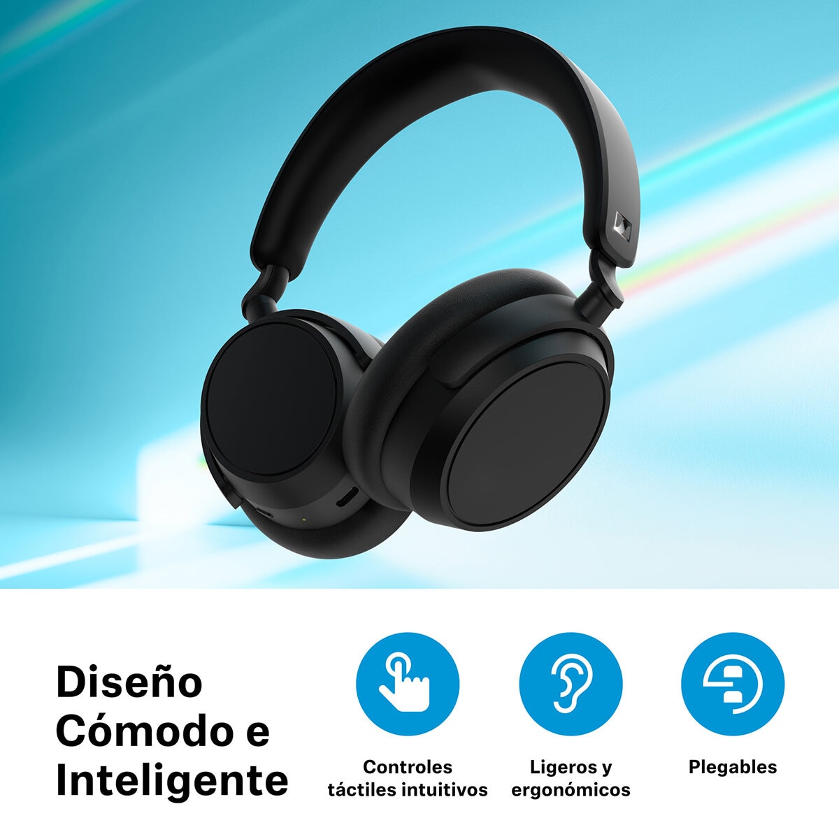 Sennheiser Accentum Plus Wireless Audífonos Bluetooth Negro
