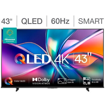 Hisense Pantalla 43" QLED 4K Fire TV