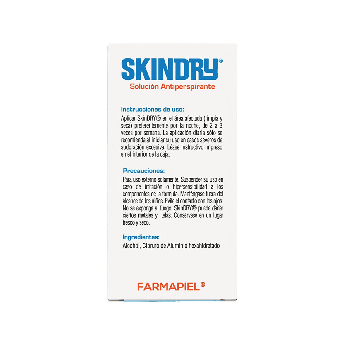 SkinDRY Solución Antiperspirante 20 ml