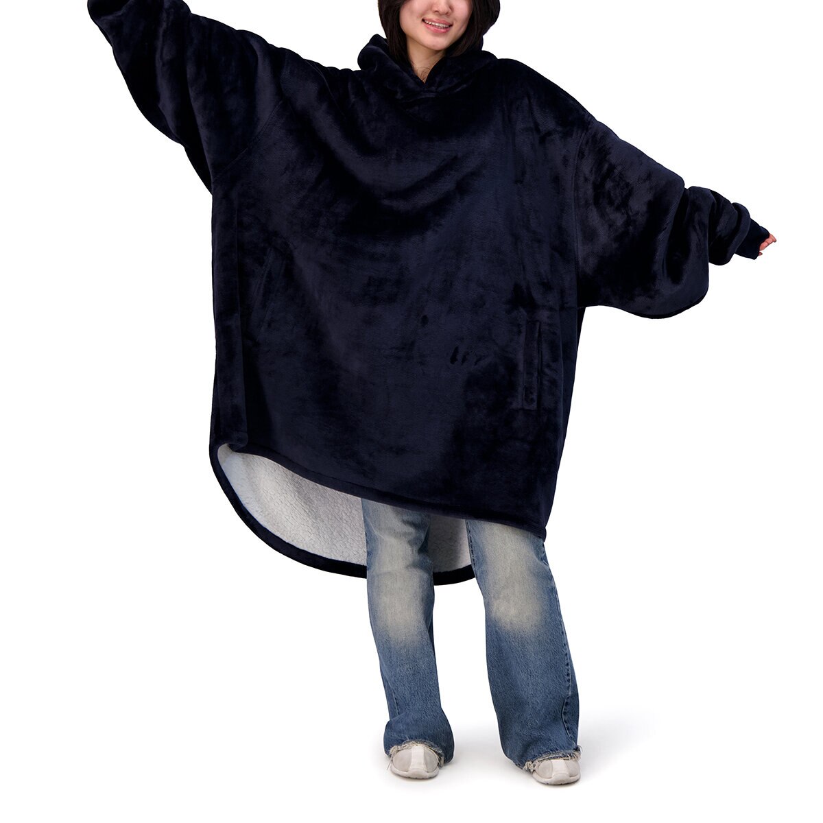 The Wayy Big Hoodie Sudadera Unisex Azul Unitalla The Wayy Big Hoodie Sudadera Unisex Azul Unitalla