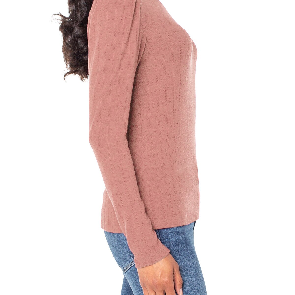 Well Worn Playera para Dama Rosa Extra Grande