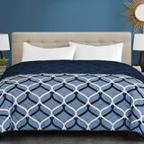 Seasons Collection Colcha Con Relleno Alternativo Tamaño Queen OGEE BLUE