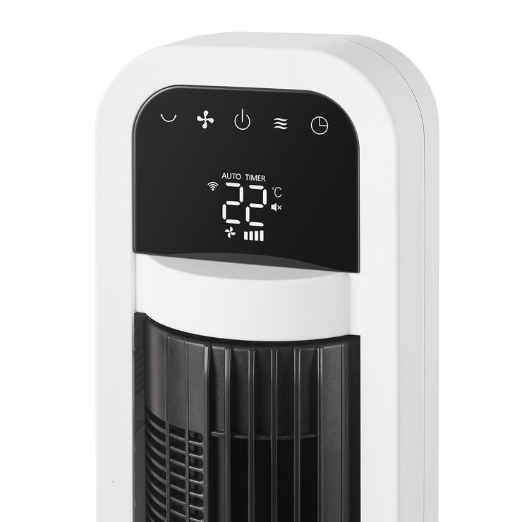 OmniBreeze, Ventilador de torre con control WiFi, 5 velocidades