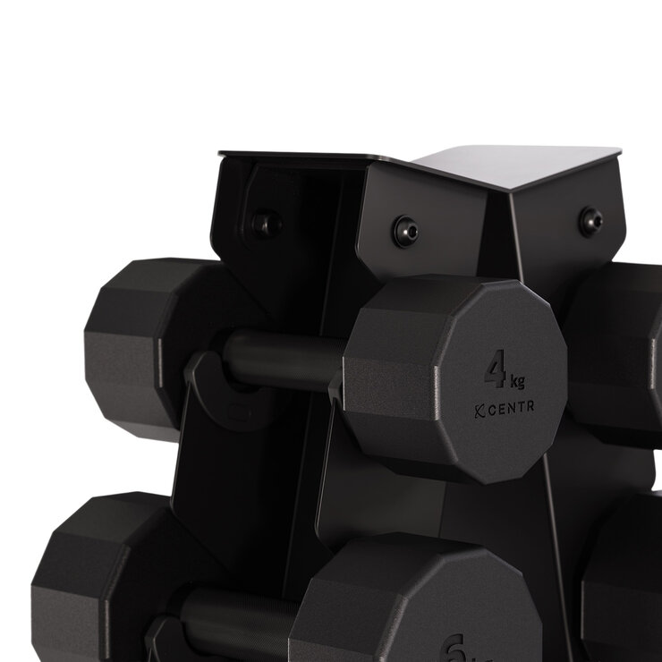 Centr Set De Mancuernas De Goma