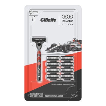 Gillette Maquina para Afeitar Audi Revolut F1 Team 10 pzas
