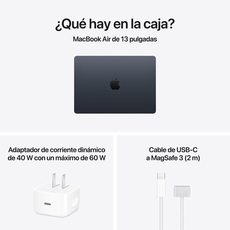 Apple MacBook Air 13" M5 16GB 512GB SSD Medianoche Apple MacBook Air 13" M5 16GB 512GB SSD Medianoche