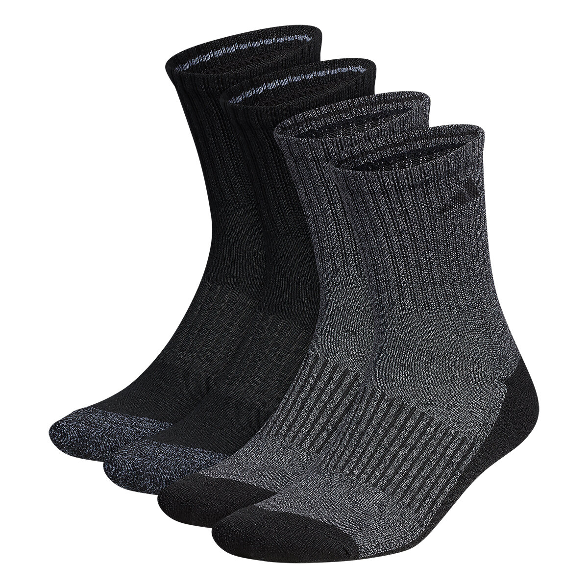Adidas Calcetines para Caballero 4 Piezas Negro Unitalla