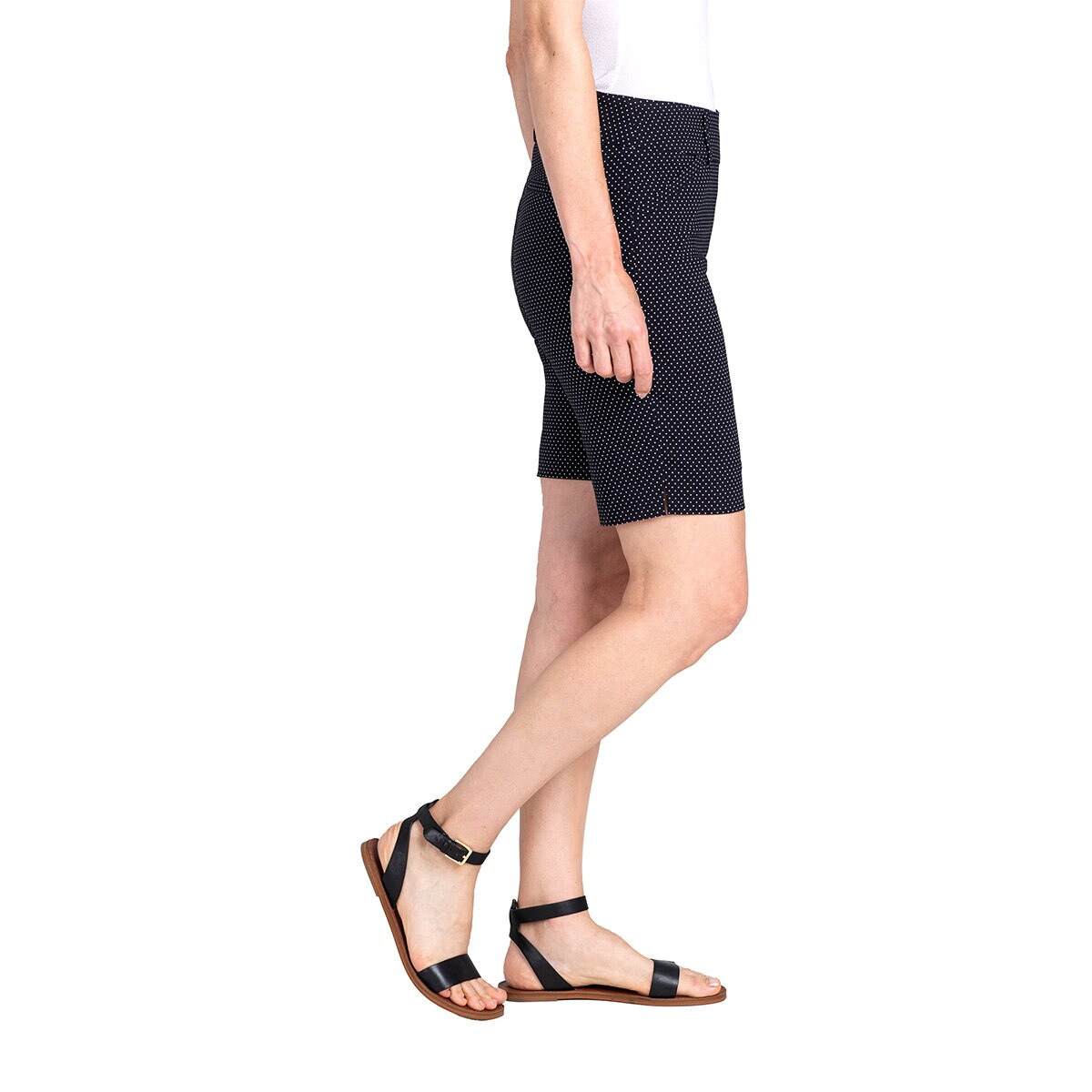 Hilary Radley Shorts para Dama Puntos Azul Marino