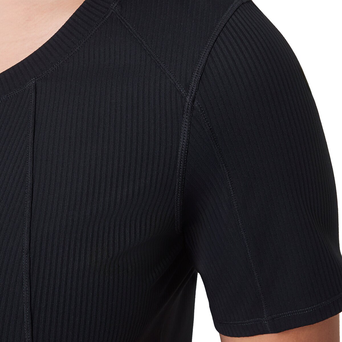 Mondetta Blusa de ejercicio para Dama Negro Mediana