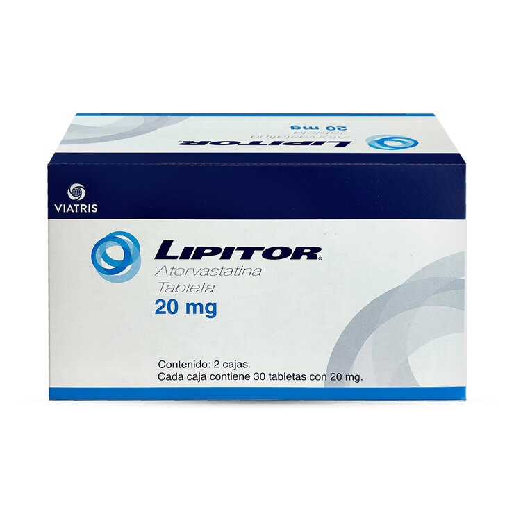 Lipitor 20mg 60 Tabletas