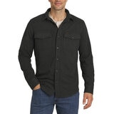 Wrangler Sobre camisa de franela para Caballero Negro Extra Grande