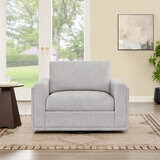 Thomasville, Sillón Giratorio Extragrande con Almacenamiento