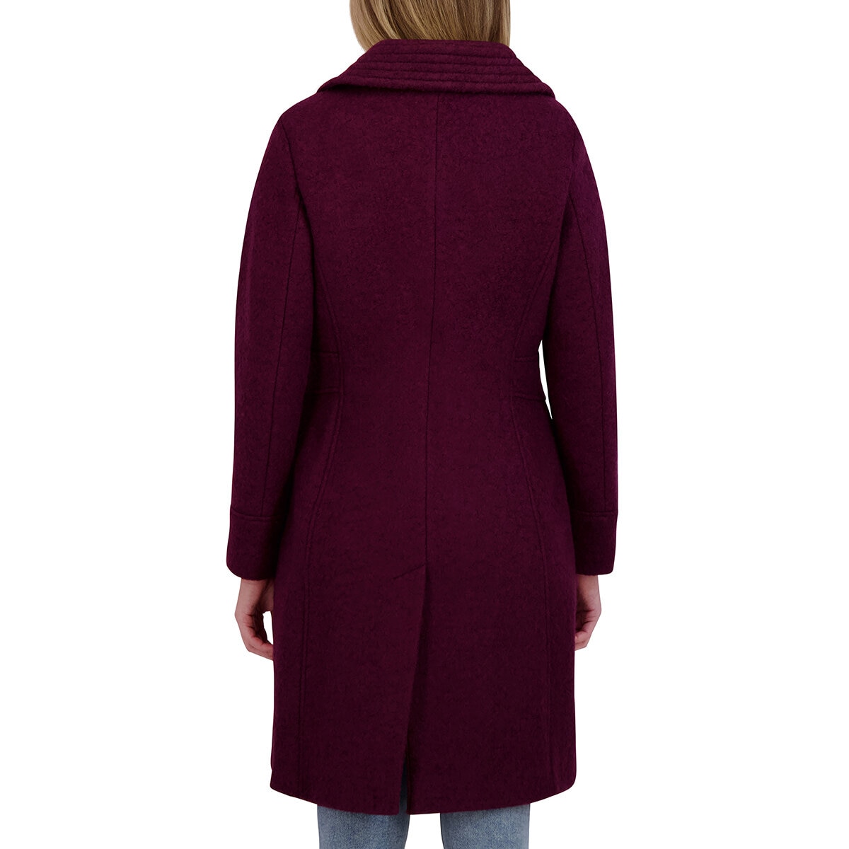 Kenneth Cole Abrigo para Dama Vino Extra Chica