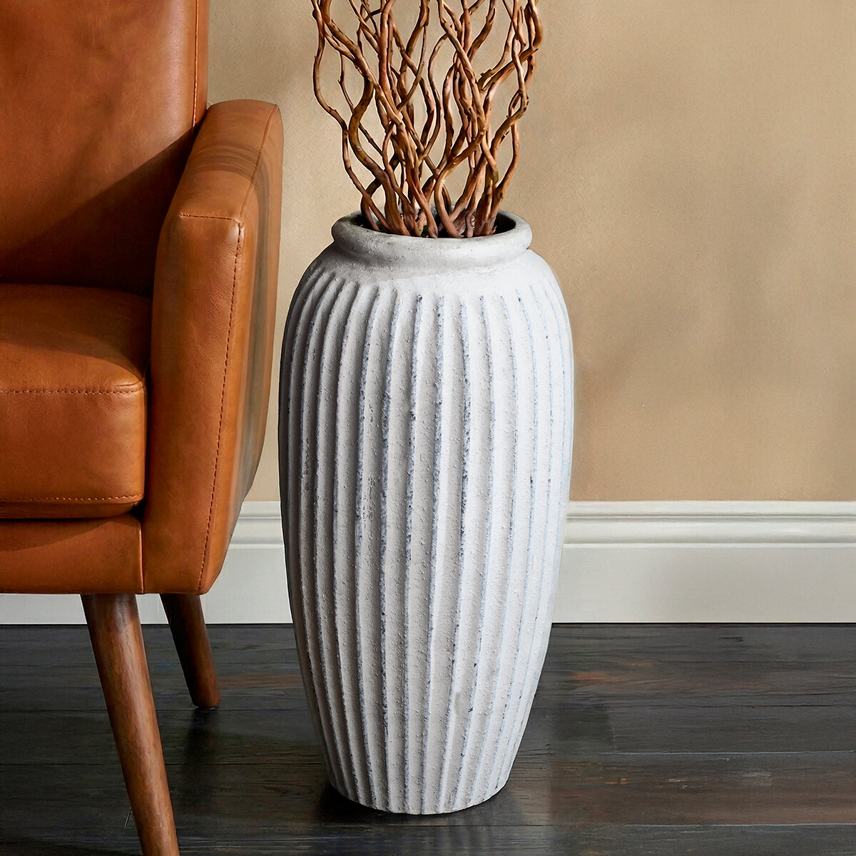 Elements Jarrón de Cerámica Rústica, Varios Modelos