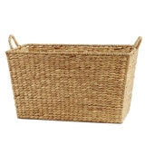 Cesta con Tejido Natural Rectangular