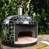 Forno Napoli, Horno de Leña Modelo Barano, Color Negro