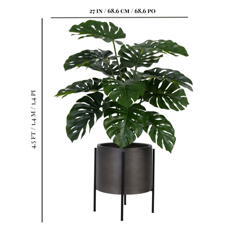 CG Hunter, Árbol Artificial de Monstera con Base