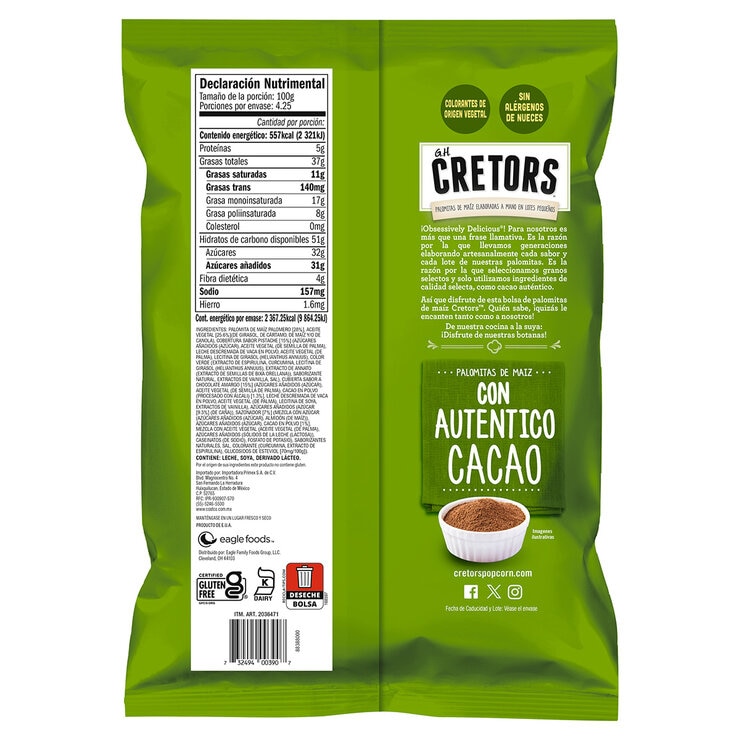 Cretors Palomitas de Dubai 425 g Cretors Palomitas de Dubai 425 g