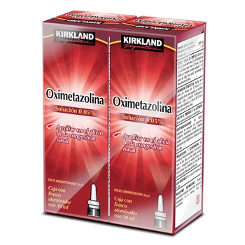 Kirkland Signature Oximetazolina 2 frascos de 30 ml cada uno