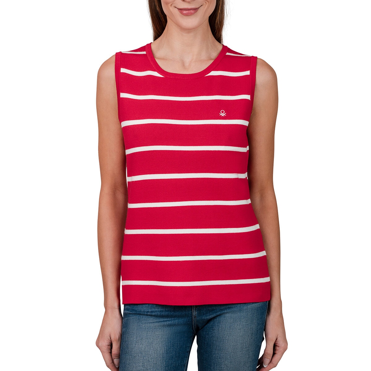 United Colors of Benetton Blusa para Dama Rojo Mediana