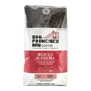 San Francisco Bay Coffee Mezcla Suprema Café en Grano de Chiapas 1 kg