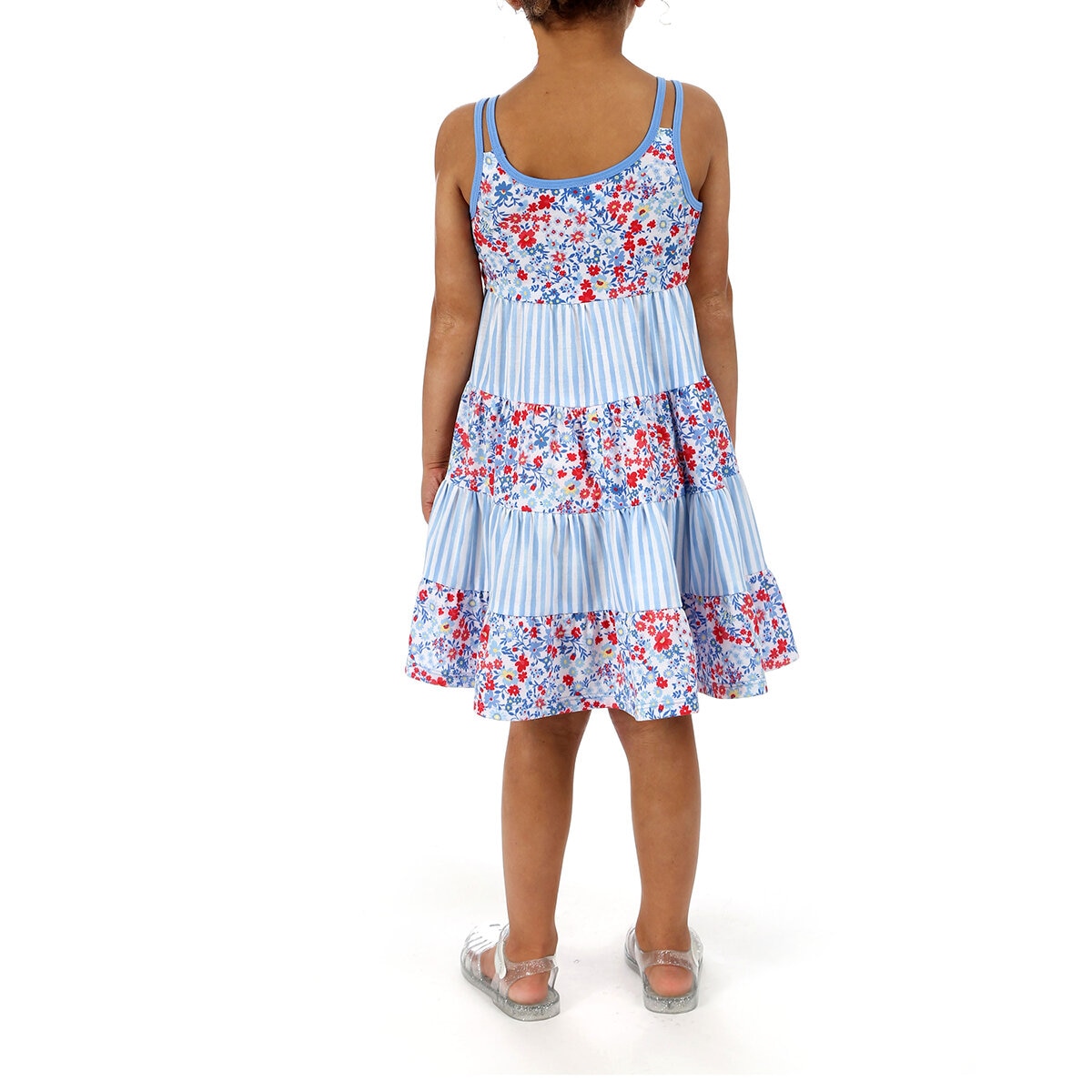 Jona Michelle Vestido para Niñas Azul 4 Años