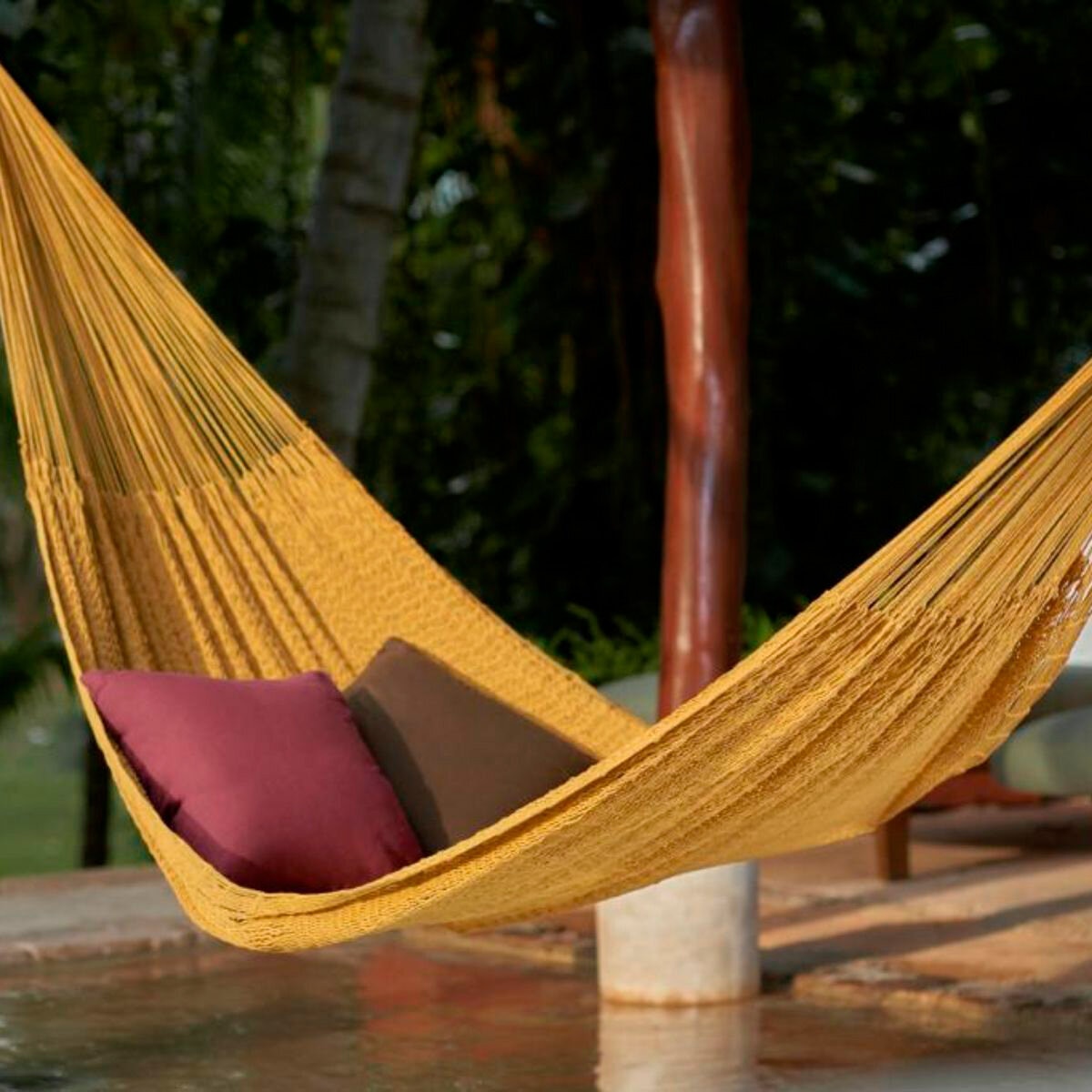 Arte Mayab, Hamaca Modelo Verano, Tamaño Doble, Color Curry