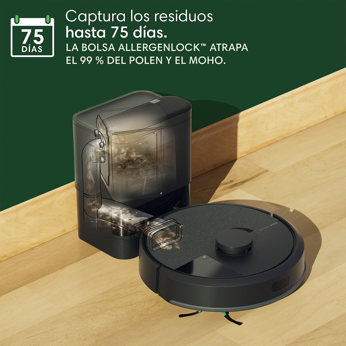 IRobot 105 Combo Auto Empty Trapea y Aspira, Con Conexión WiFi