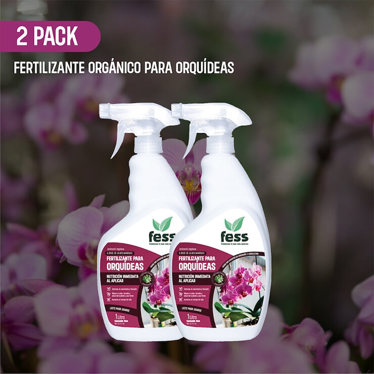 Fess, Fertilizante Orgánico para Orquídeas, 2 Litros