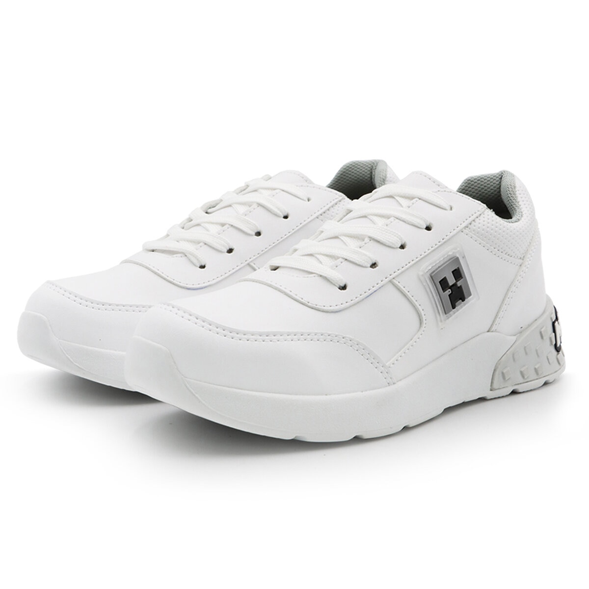 Minecraft, Tenis Color Blanco, para Niño, Varias Tallas