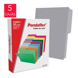 Pendaflex folders tamaño carta color gris