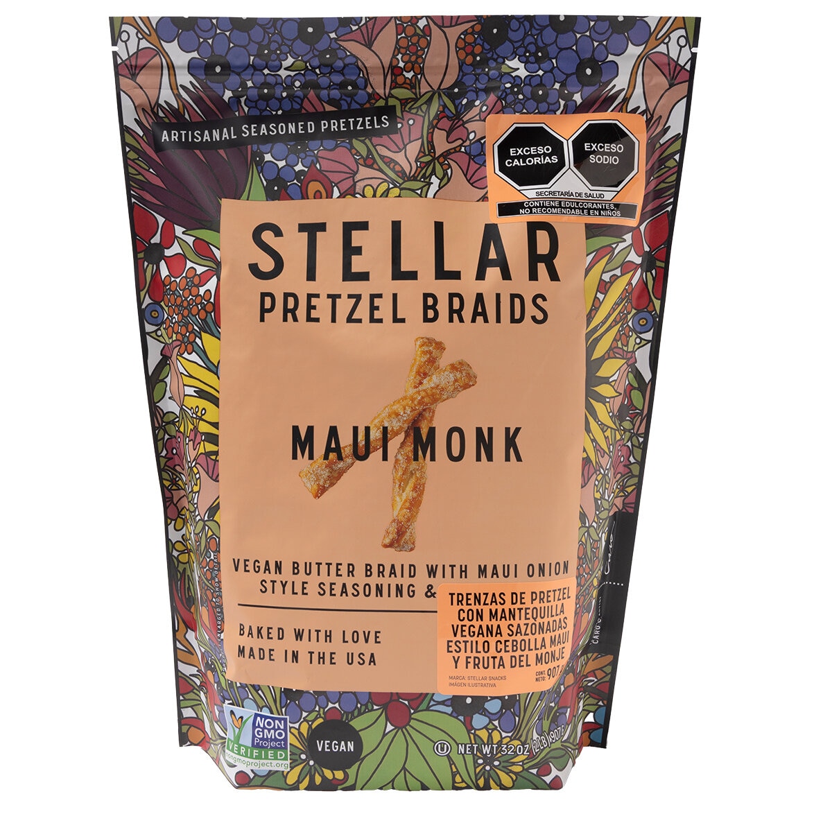 Stellar Trenzas de Pretzel Sazonadas con Mantequilla 907 g Stellar Trenzas de Pretzel Sazonadas con Mantequilla 907 g