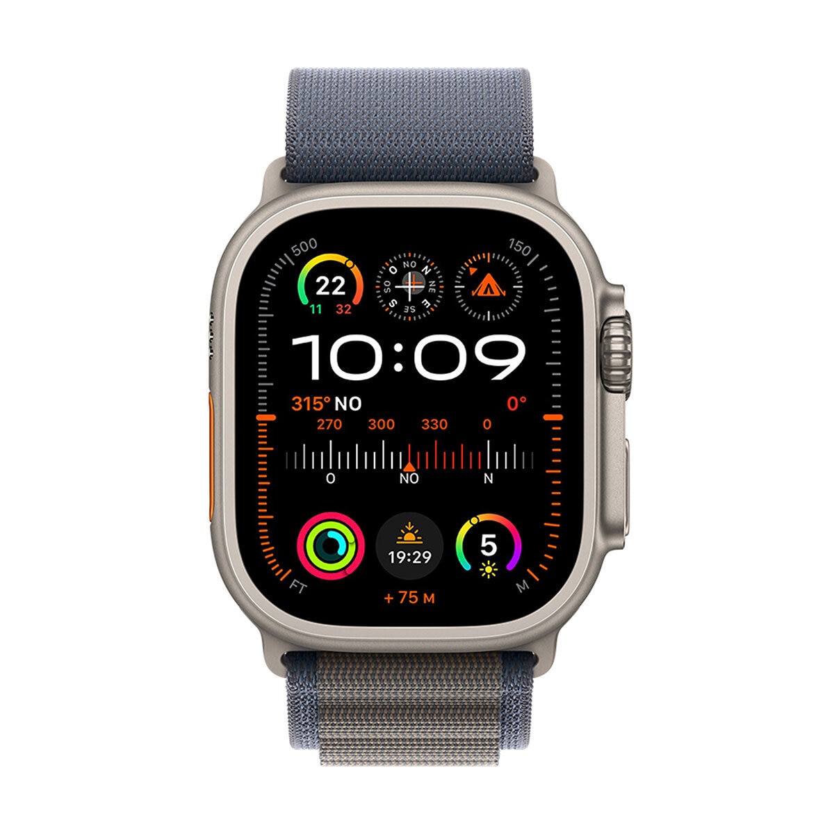 Apple Watch Ultra 2 (GPS + Cellular) Caja de titanio 49mm con Correa Alpine azul 