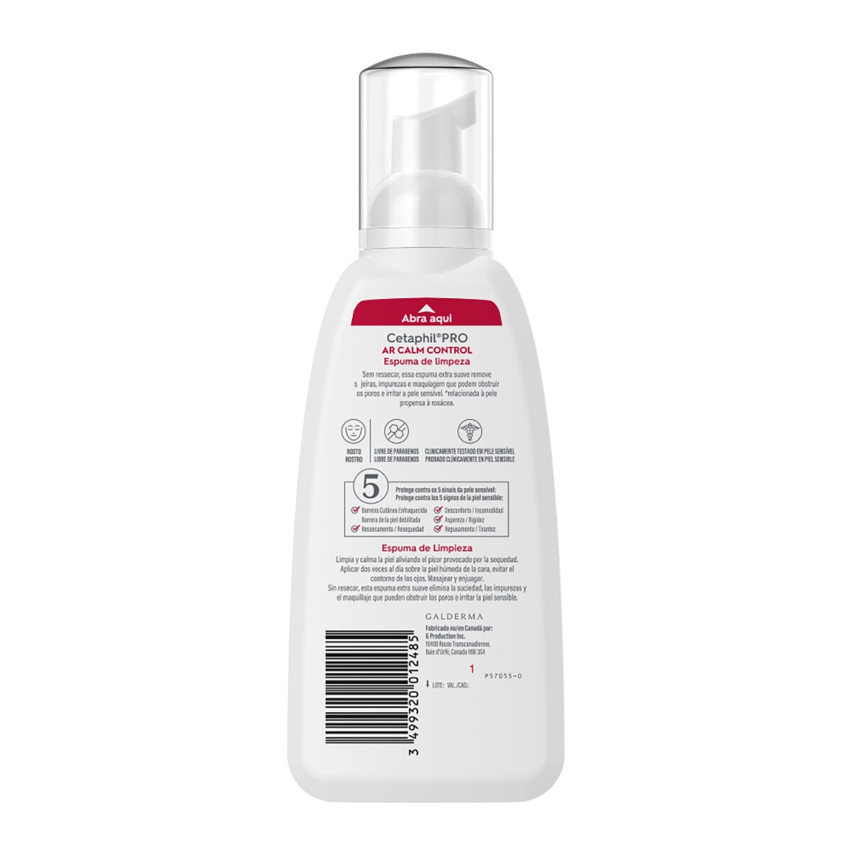 Cetaphil Pro AR Calm Control Espuma de Limpieza 236 ml