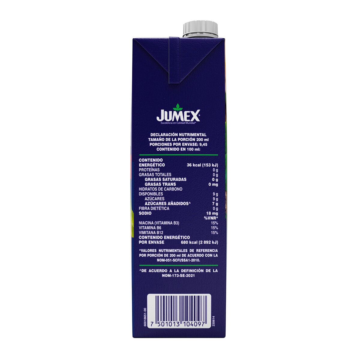 Jumex Bebida de Durazno 4 pzs de 1.89 l