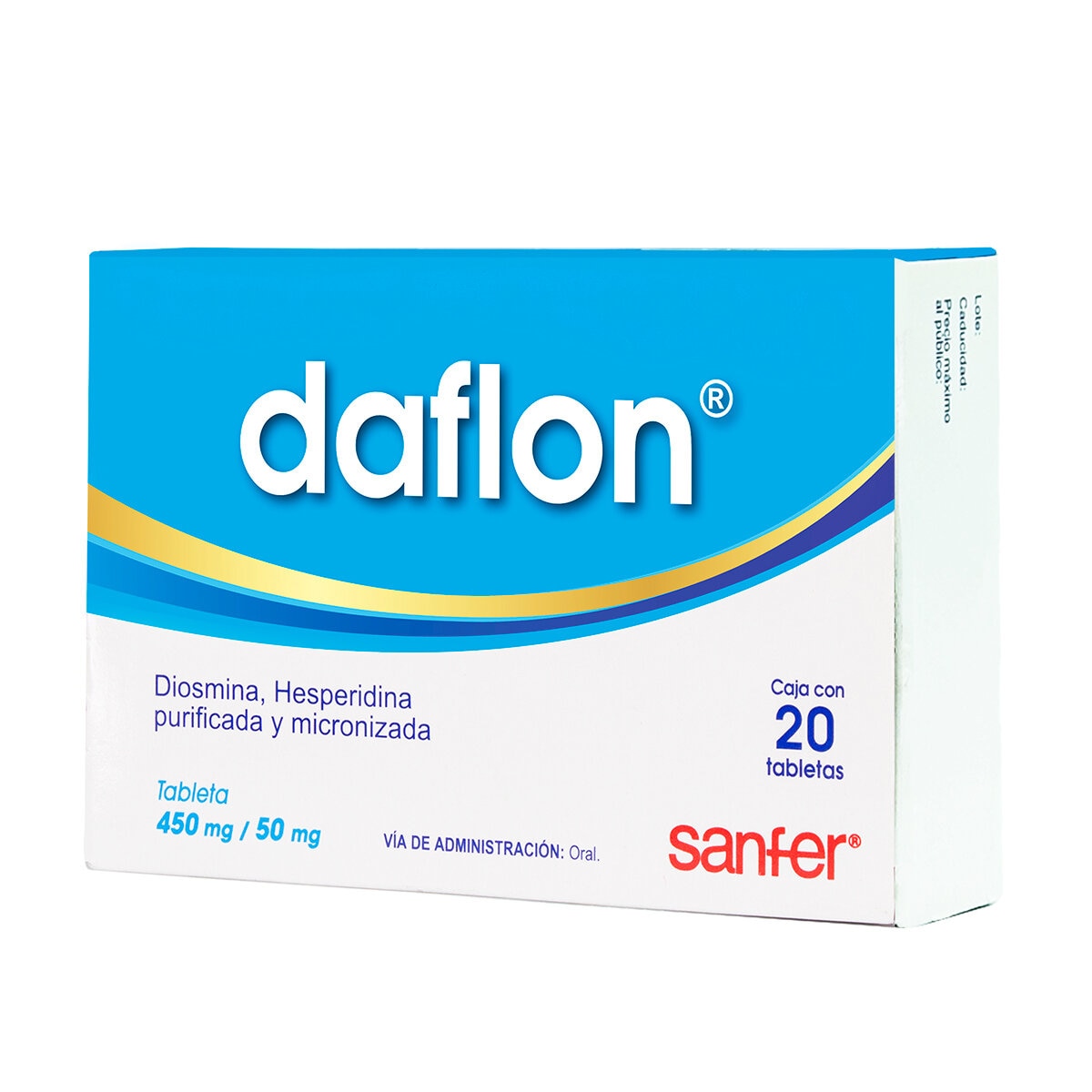 Daflon 500mg con 20 Tabletas