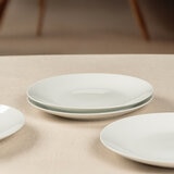 Crown Baccara Juego de 6 Platos para Ensalada de Porcelana