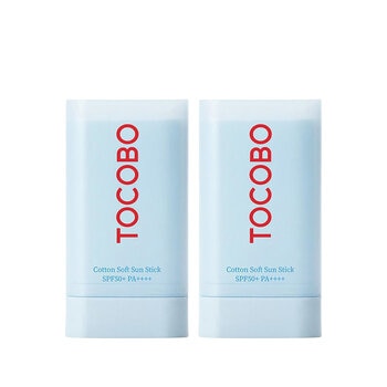 Tocobo Cotton Soft Sun Stick Protector Solar SPF50 + PA++++ 2 pzas