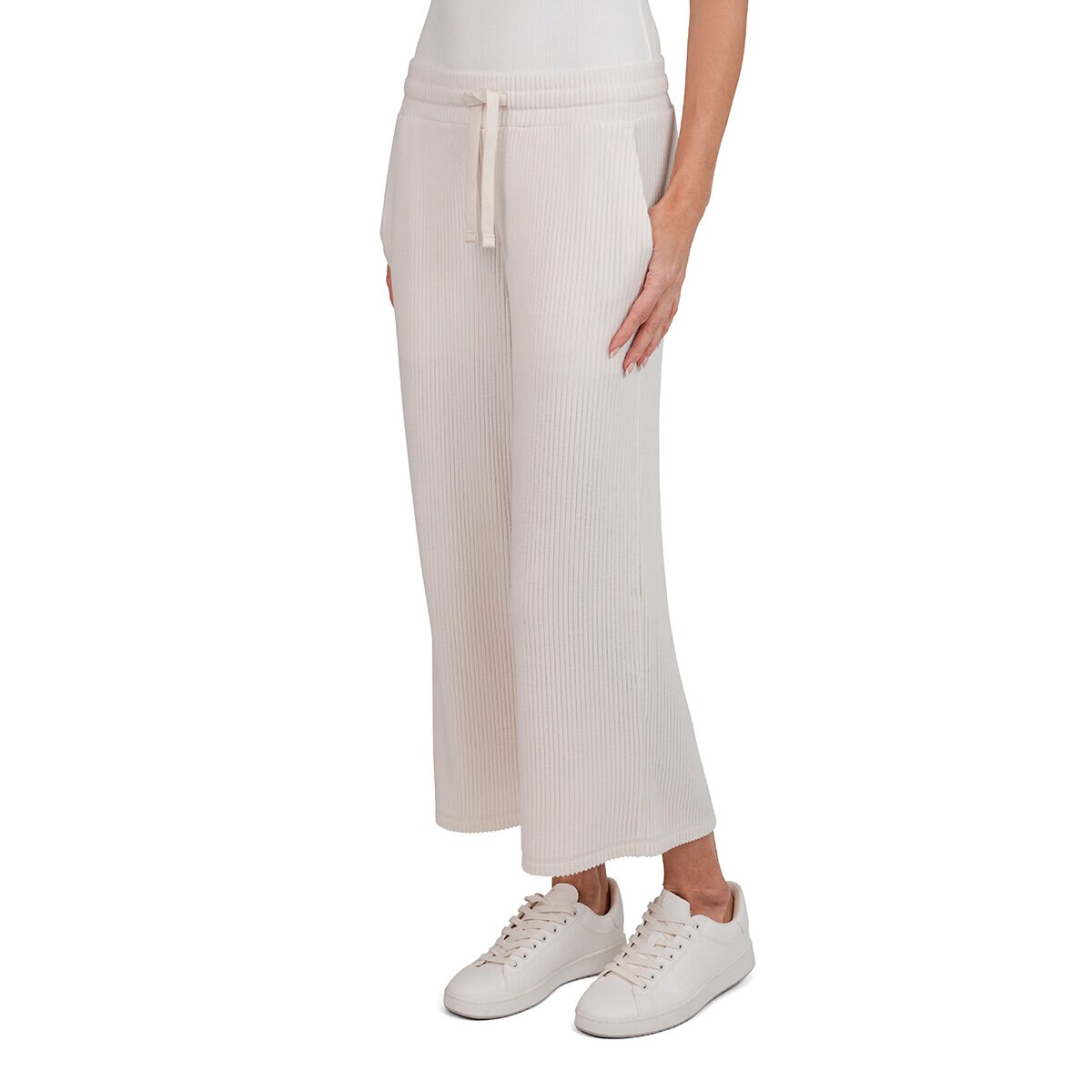Tuff Apparel Pantalones para Dama Crema Chica
