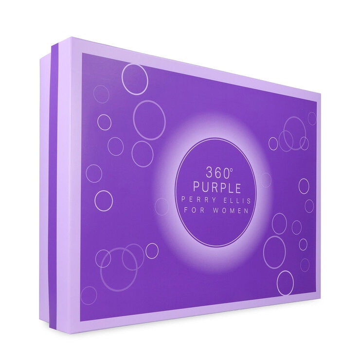 Perry Ellis 360° Purple Set 4 pzas