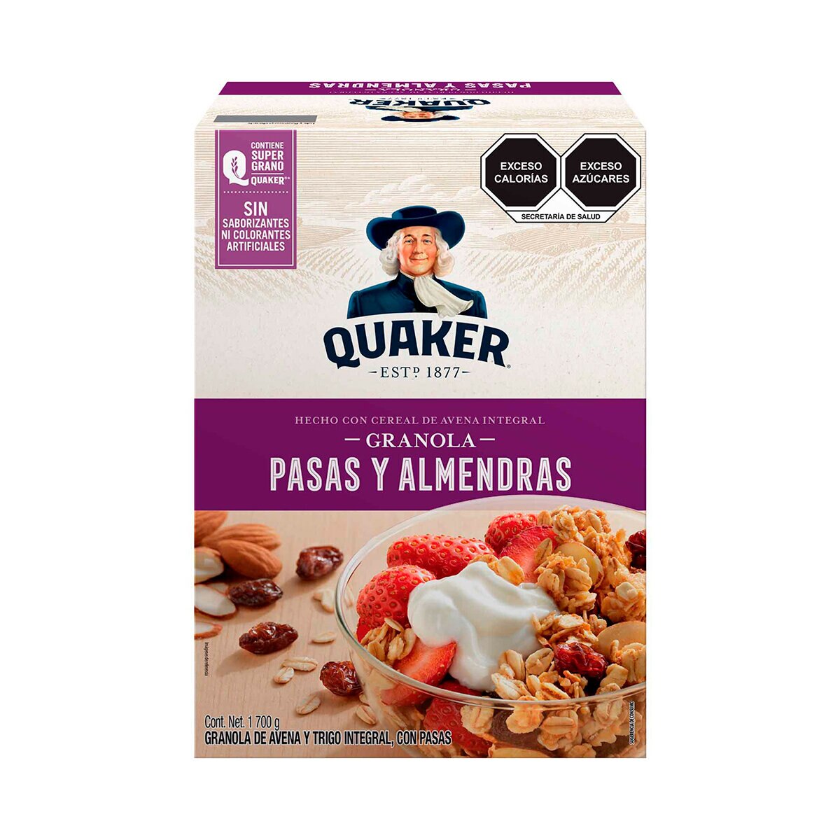 Quaker Granola Pasas y Almendra 1.7 Kg Costco México