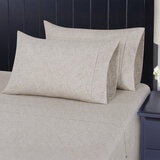 South Point Home Fashions Juego de Sabanas Tamaño King 6 Piezas Tweeded Texture Linen