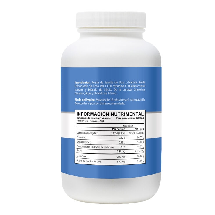 Naturagel L- Teanina 160 Cápsulas