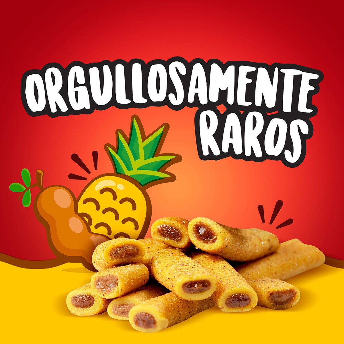 Skwinkles Rellenos Piña Tamarindo 6 pzas de 60g