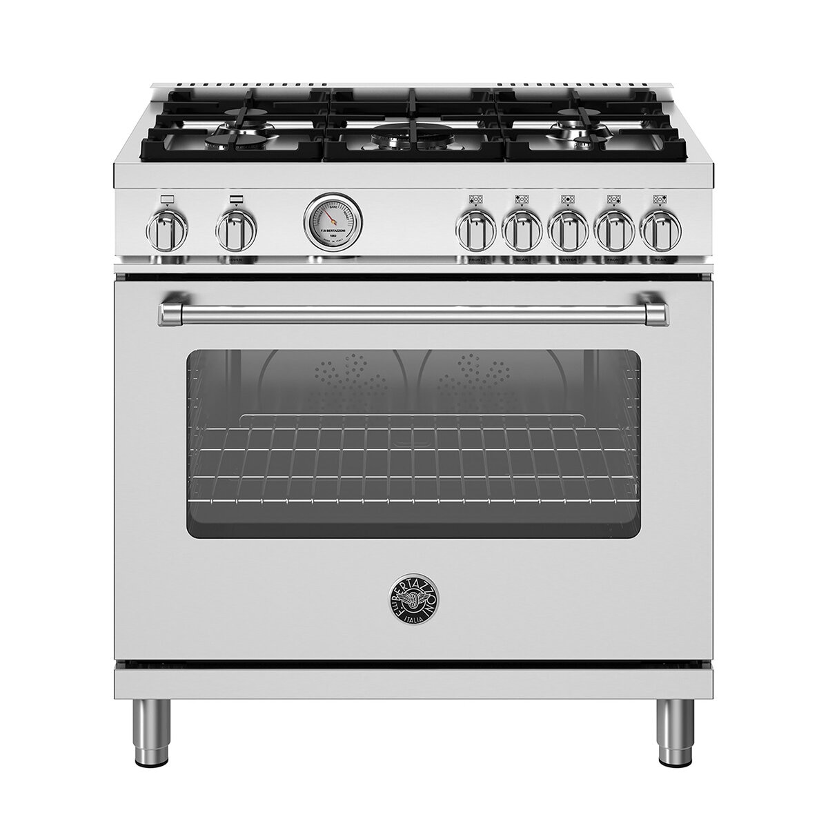 Bertazzoni Estufa 5 Quemadores y Horno 5.9"