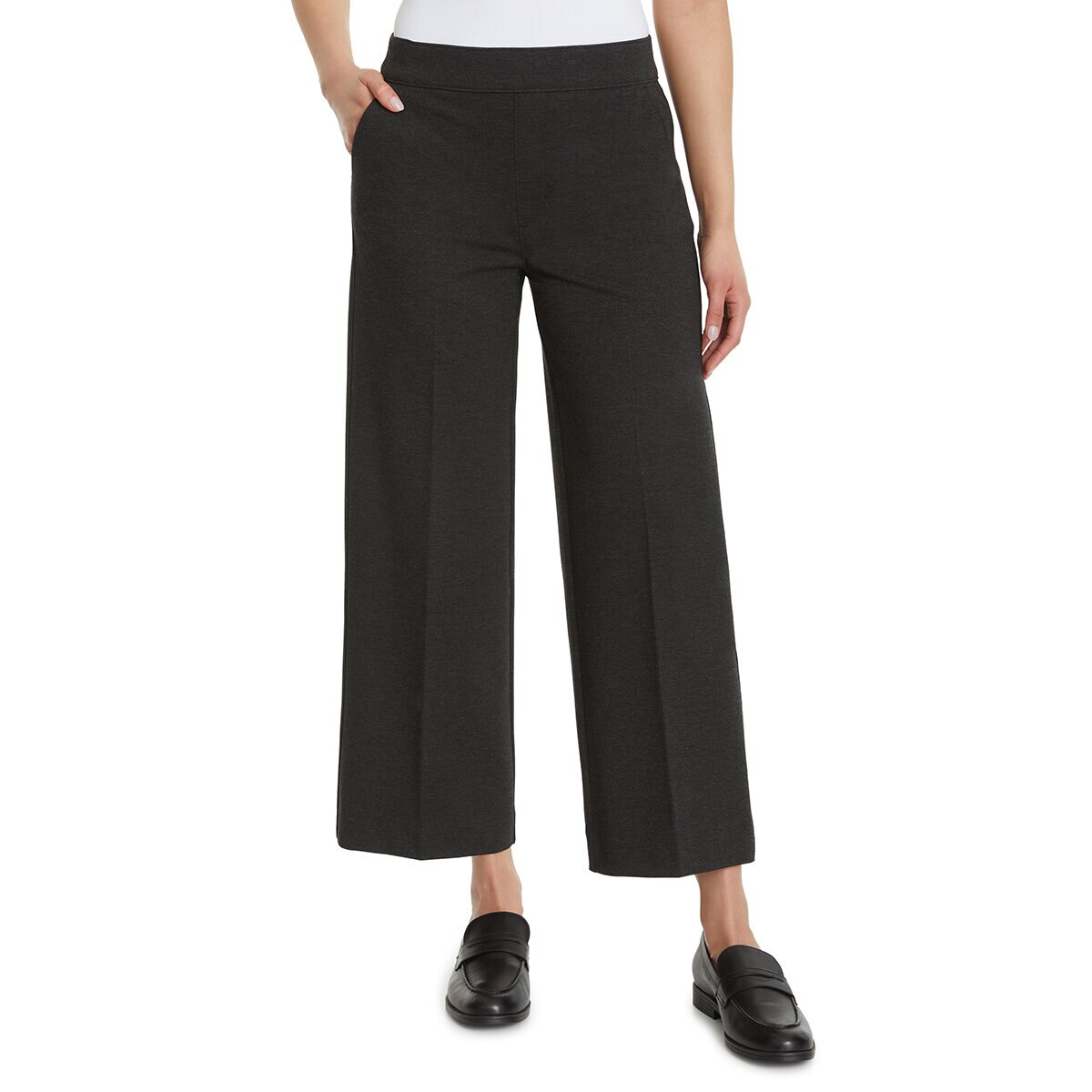 Gloria Vanderbilt Pantalones para Dama Gris Chica